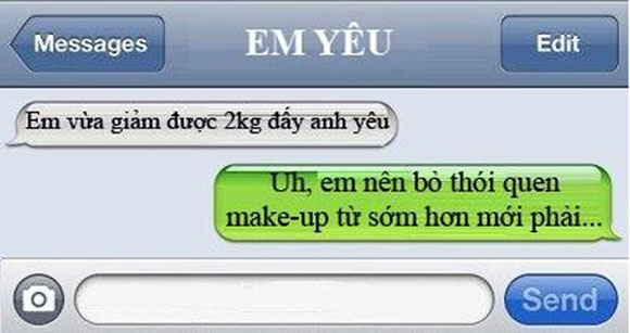 Tin nhắn vui,Tin nhắn hài hước,Tin nhắn chế