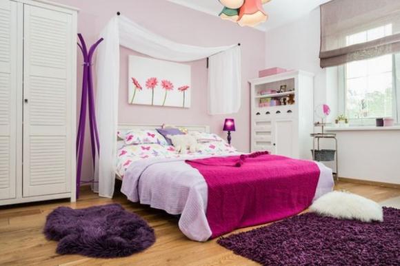 Nhà đẹp,mẫu nhà đẹp,màu tím cho nhà thêm yêu