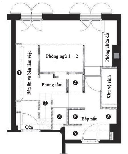 Nhà đẹp,mẫu nhà đẹp,nhà đẹp chỉ với 27m2