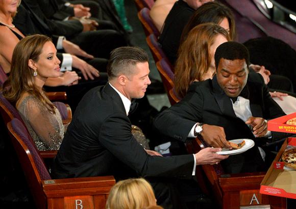 Oscar 2014,Brad Pitt,Angelina Jolie,Charlize Theron