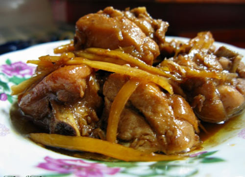 Gà kho gừng,Cách làm Gà kho gừng,Món ăn ngon
