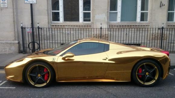 Xe đẹp,siêu xe,xe Ferrari,màu vàng,sành điệu.