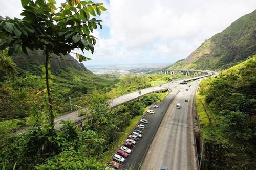 Đường cao tốc ở Hawaii,Du lịch Hawaii,Đảo O'ahu,Đường cao tốc John A. Burns