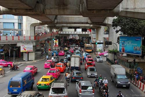 Độc đáo những chiếc taxi sắc màu ở Bangkok - 4