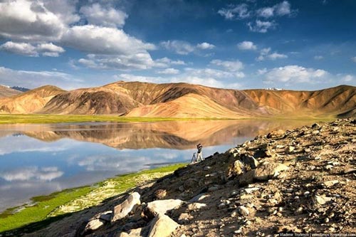 Hồ Karakul,Núi Pamir,hồ đen Trung Á,vườn quốc gia Tajikistan