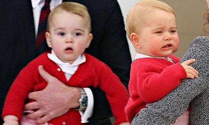 Hoàng tử bé George,Hoàng tử bé George và em gái,Hoàng tử bé George đi du lịch cùng bố mẹ