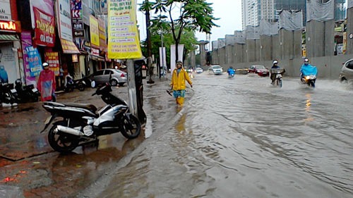 Hà nội ngập,Hà nội ngày mưa,Hà nội mùa mưa bão