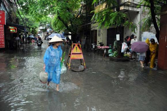 Hà nội ngập,Hà nội ngày mưa,Hà nội mùa mưa bão