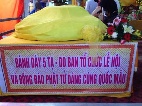 Bánh chưng lớn nhất Việt Nam,Vua Hùng,Giỗ tổ 10/3,Đền Mẫu Tổ Ăn Cơ