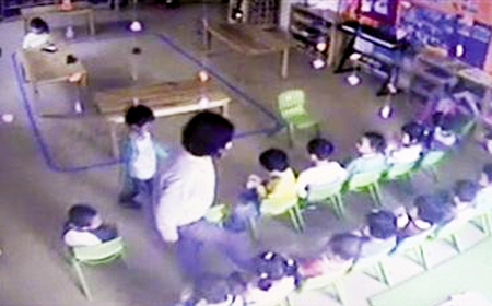 Hạnh hạ,trẻ em,cô giáo,mần non,Trung Quốc,giám sát,camera.