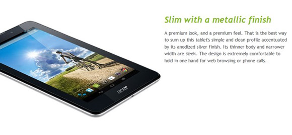 Công nghệ,Acer,hai mẫu mới,Iconia One 7 và Tab 7.