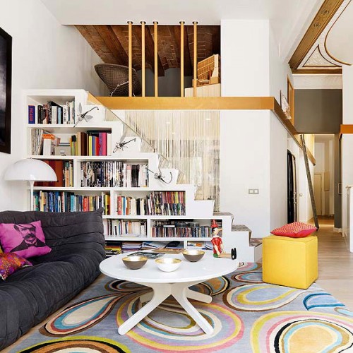 Trang trí nhà,cách sắp xếp,tận dụng,gầm cầu thang,không gian,nét đẹp,phòng khách.