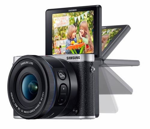 Máy ảnh,Samsung,máy ảnh mirrorless NX 3000,kết nối WiFi.