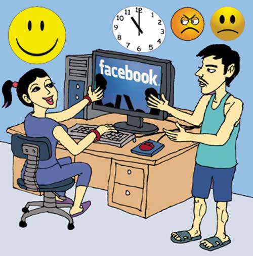 Vợ chồng,hôn nhân,gia đình,facebook,mệt mỏi,phục sát đất.