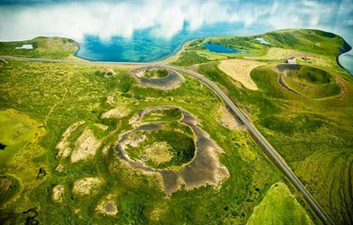 Pseudocraters,Hồ Myvatn,Du lịch Iceland