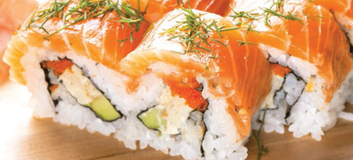 Sushi cá hồi,Cách làm sushi cá hồi,Món ăn ngon