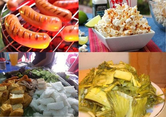 Thực phẩm,món ăn,dễ bị gây ung thư,dưa chua,xúc xích,bánh rán.