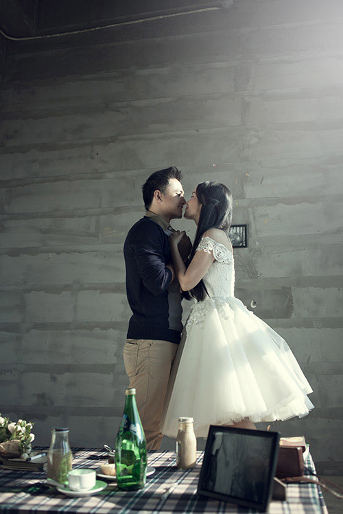 Sao Việt,sao Việt,cặp đôi,showbiz,phim trường,Nguyệt Hằng,Huy Khánh.