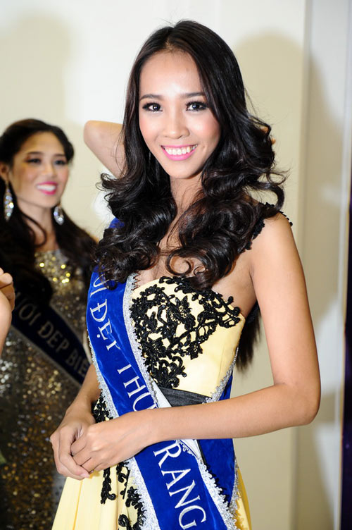 Hoa hậu đại dương 2014,Đặng Thu Thảo,Hoa hậu đại dương lộ đề thi