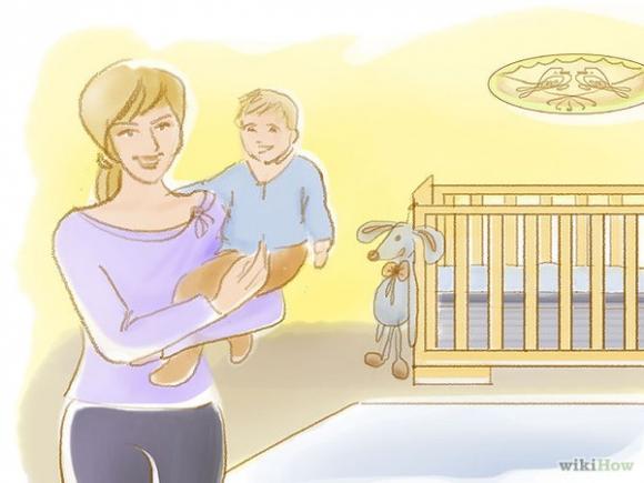Chăm sóc trẻ,Cho trẻ ngủ riêng,Trẻ ngủ cũi