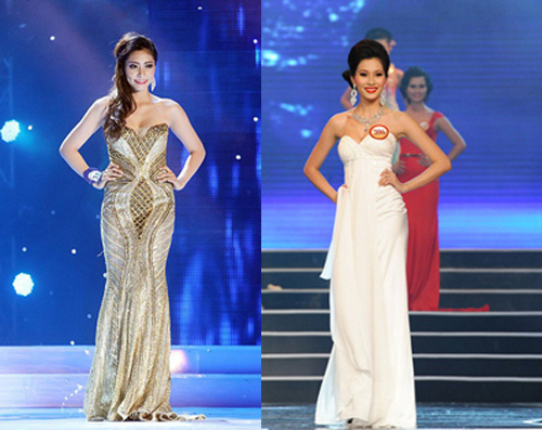 Hoa hậu,nhan sắc,hai hoa hậu Đặng Thu Thảo,xinh đẹp,dịu dáng,đọ sắc