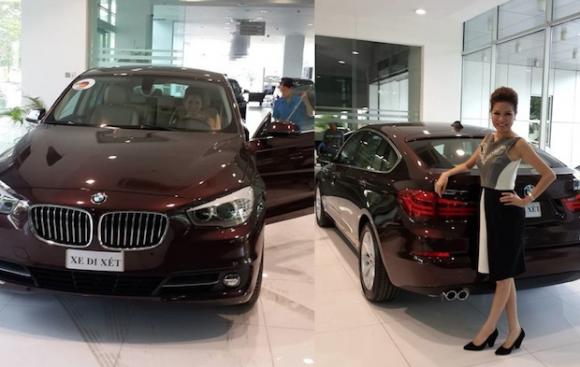 Hoa hậu Bùi Thị Hà,Bùi Thị Hà,Bùi Thị Hà tậu xe BMW 528i