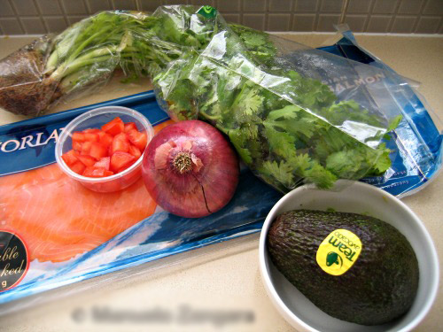 salad cá hồi,cá hồi,salad cá hồi ngon