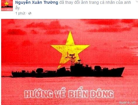 Cộng đồng mạng,Hướng về biển đông,Giới trẻ việt