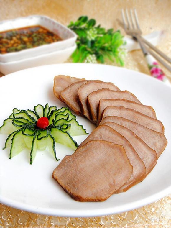 Lưỡi heo luộc,cách luộc lưỡi heo,lưỡi heo luộc kiểu mới