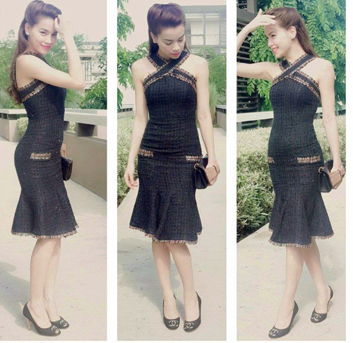 Thời trang sao việt,Hồ Ngọc Hà,Váy đuôi cá,Thời trang Hồ Ngọc Hà