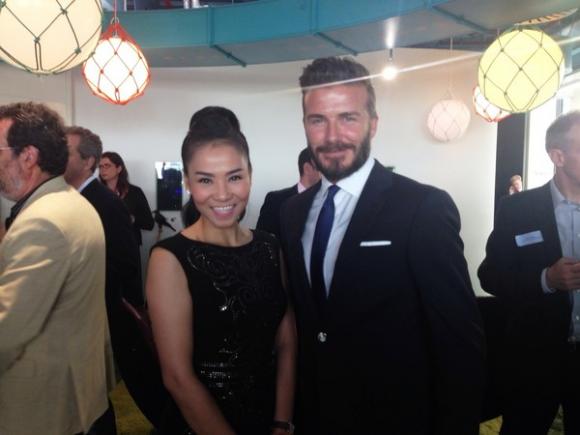 Thu Minh,David Beckham,Hoàng tử William