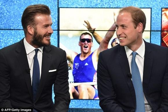 Thu Minh,David Beckham,Hoàng tử William