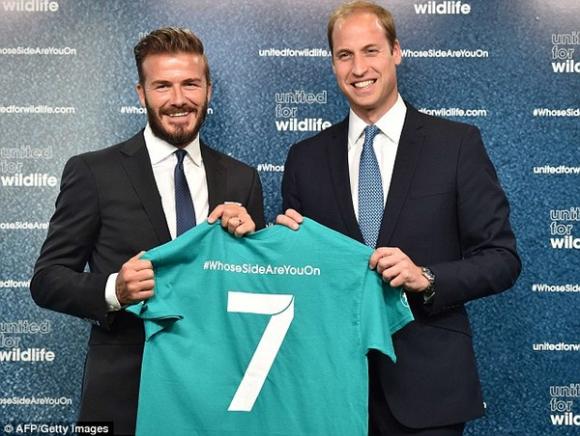 Thu Minh,David Beckham,Hoàng tử William