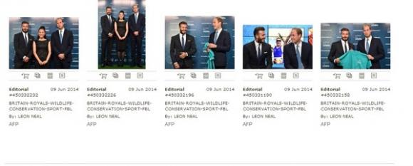Thu Minh,David Beckham,Hoàng tử William