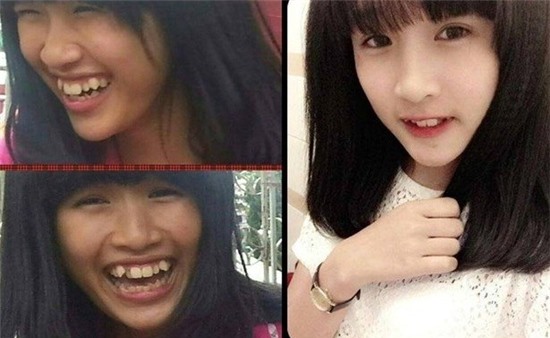 Nhan sắc thiếu nữ,nhan sắc thật của thiếu nữ,nhan sắc không dùng camera 360