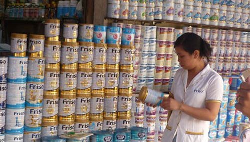 Giá sữa,áp trần giá sữa