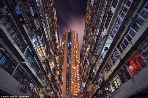 Nhà đẹp đâm tua tủa,nhà cao chọc trời,nhà cao ở Hong Kong 