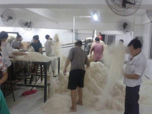 bún bàn chân thối,bún bàn chân thối ở trung quốc
