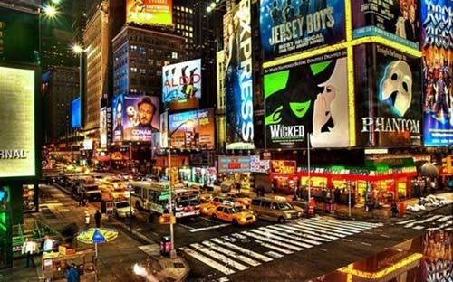 Đường phố hoa lệ nhất hành tinh,Đại lộ Champs Elysees,Broadway,Đường Piccadilly Circus