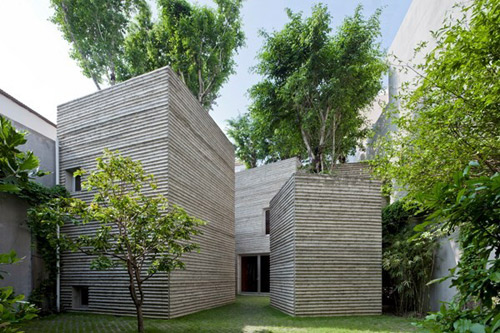 House for trees,Nhà bê tông cốp pha tre,Trang trí nhà đẹp