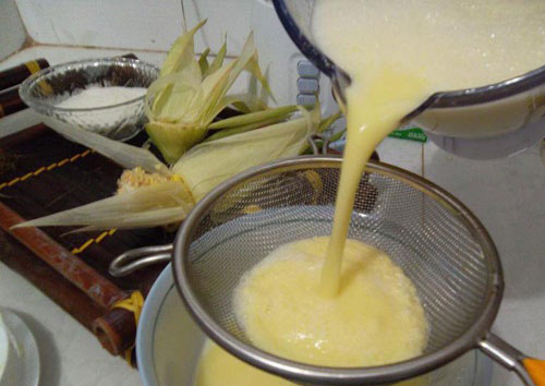Sữa ngô,Cách làm sữa ngô,Món ăn ngon