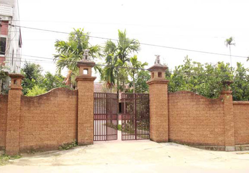 Nhà đẹp,thiết kế nhà,cổng nhà,cổng nhà xây bằng đá ong nghệ thuật