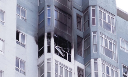 tranh nhiem khoi doc, chung cư bị cháy, làm gì khi chung cư bị cháy, chống nhiễm độc khói khi chung cư bị cháy