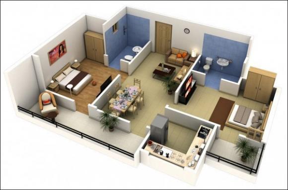 Thiết kế nhà,Bài trí nội thất,Trang trí nhà,Bài trí phòng ngủ