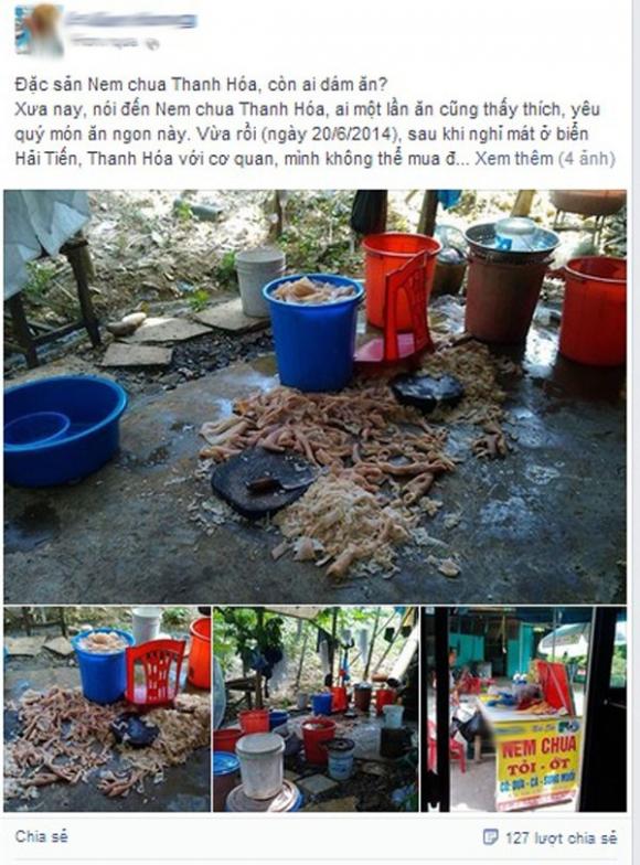 Nem chua,Nem chua thanh hóa,Vệ sinh an toàn thực phẩm