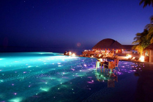 Hồ bơi đẹp,Hồ bơi trong hang động,Du lịch Maldives,Hồ bơi vô cực SkyPark