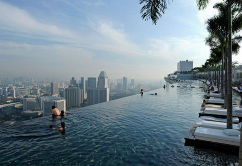 Hồ bơi đẹp,Hồ bơi trong hang động,Du lịch Maldives,Hồ bơi vô cực SkyPark