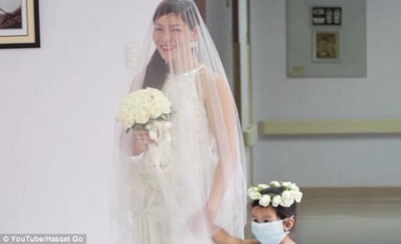 Đám cưới,cảm động lê cưới bệnh nhân ung thư,bệnh nhân ung thư kết hôn trước khi chết