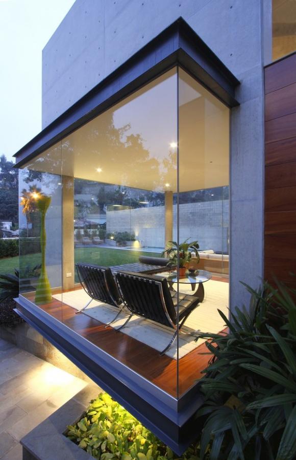 Nhà đẹp,nhà xuyên thấu,nhà thiết kế tường nhìn xuyên thấu