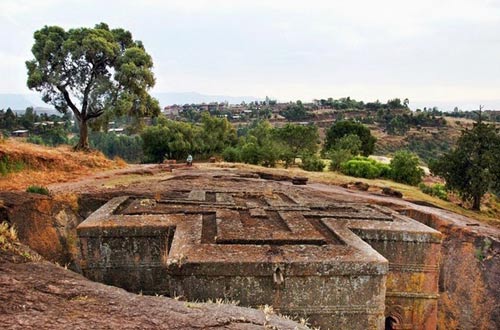Du lịch Ethiopia,Nhà thờ Thánh George,Bete Giyorgis,Thủ đô Addis Ababa